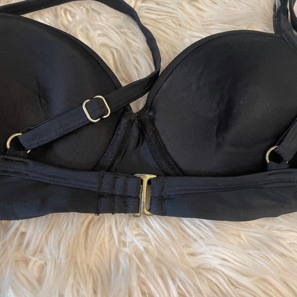 Merona Black Bikini Top Women's Size Small Swimsuit Mix and Match 2 for $25 - Picture 7 of 7